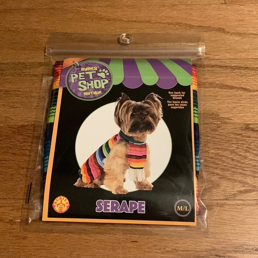 Rubies Pet Shop Boutique‎ Serape Mexican Dog Costume